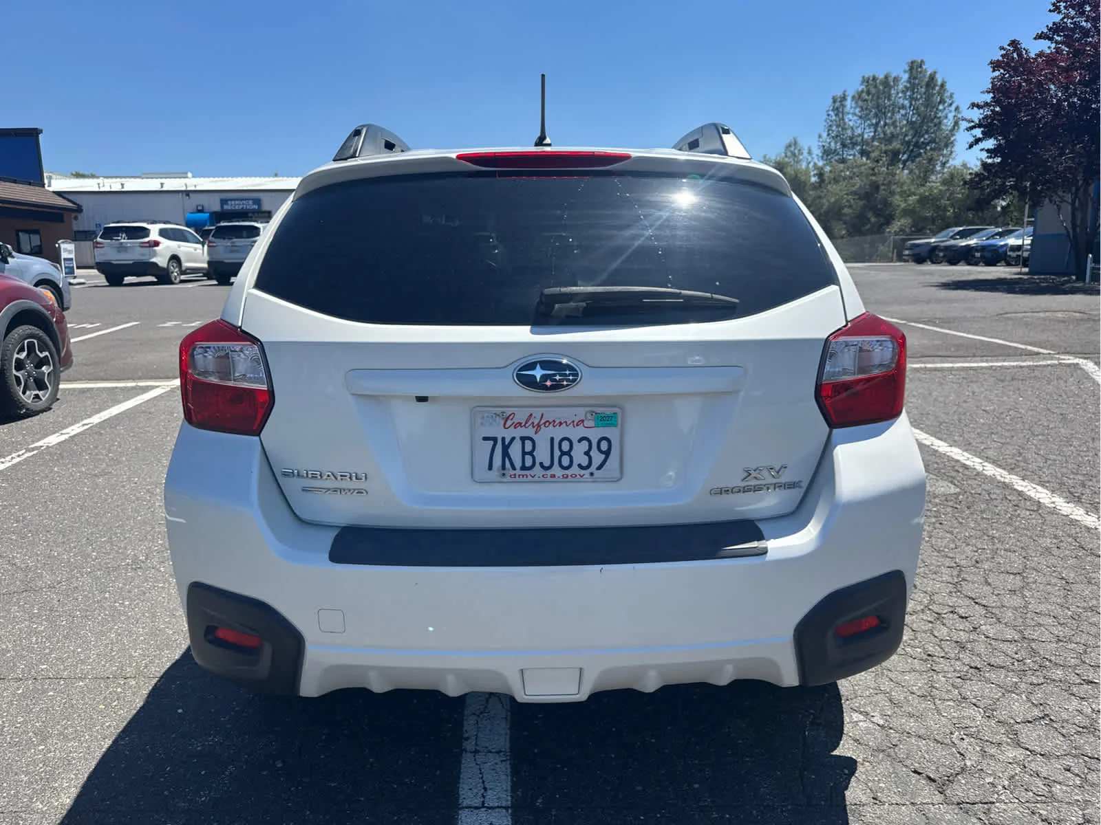 Used 2014 Satin White Pearl Subaru Limited image 6