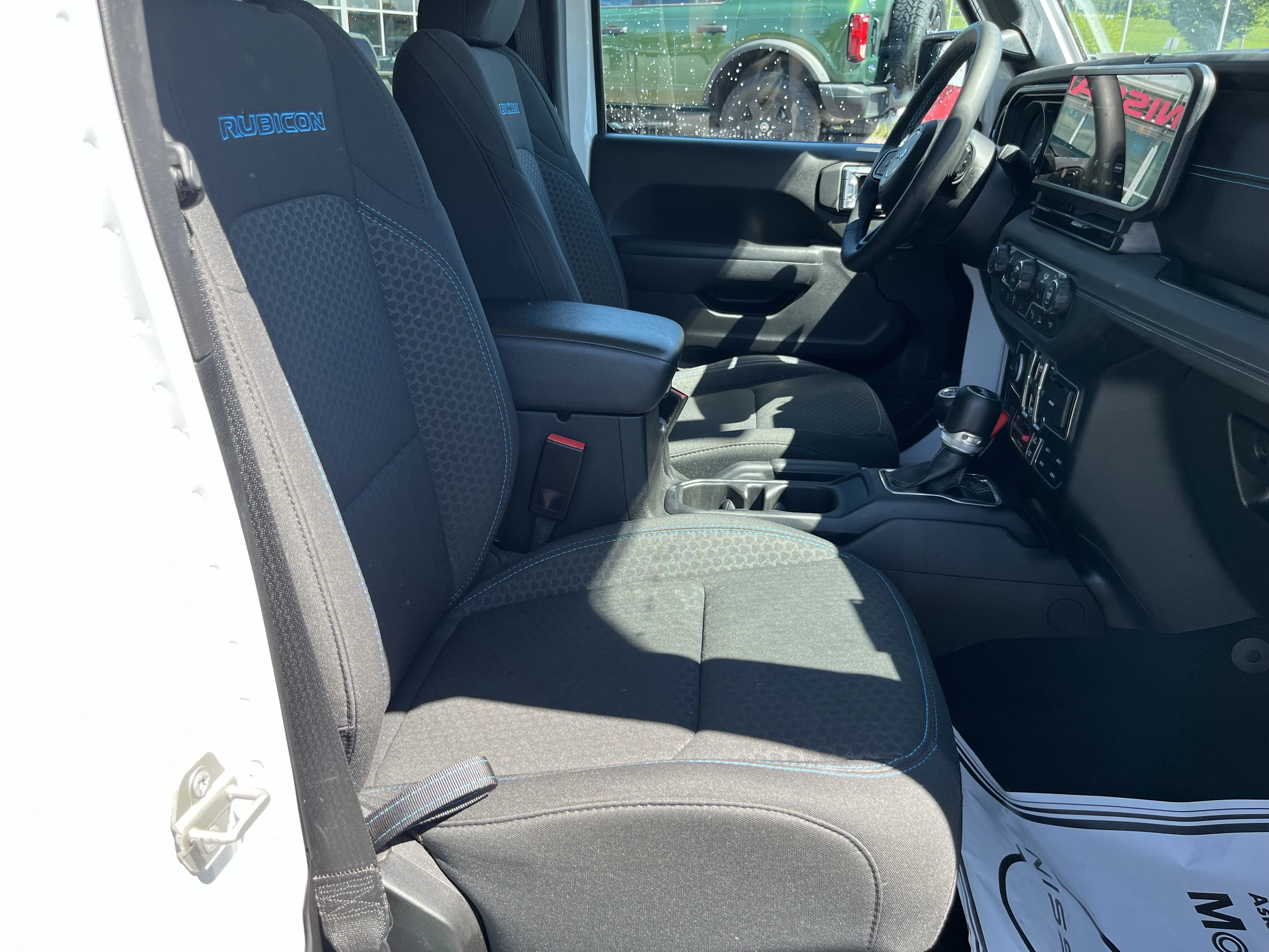 Used 2024 Bright White Clearcoat Jeep Rubicon 4xe image 3