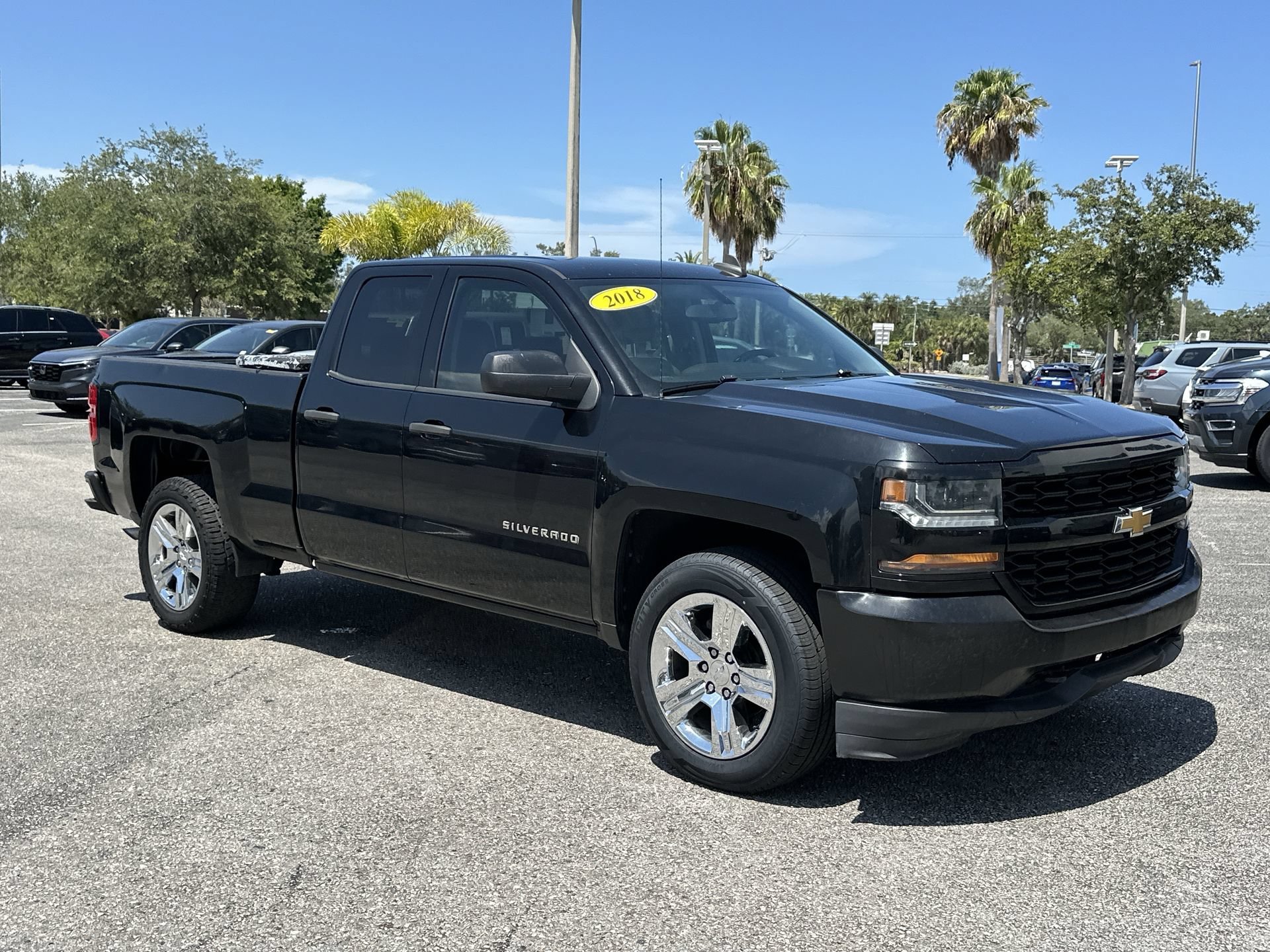 Used 2018 Black Chevrolet Custom image 2