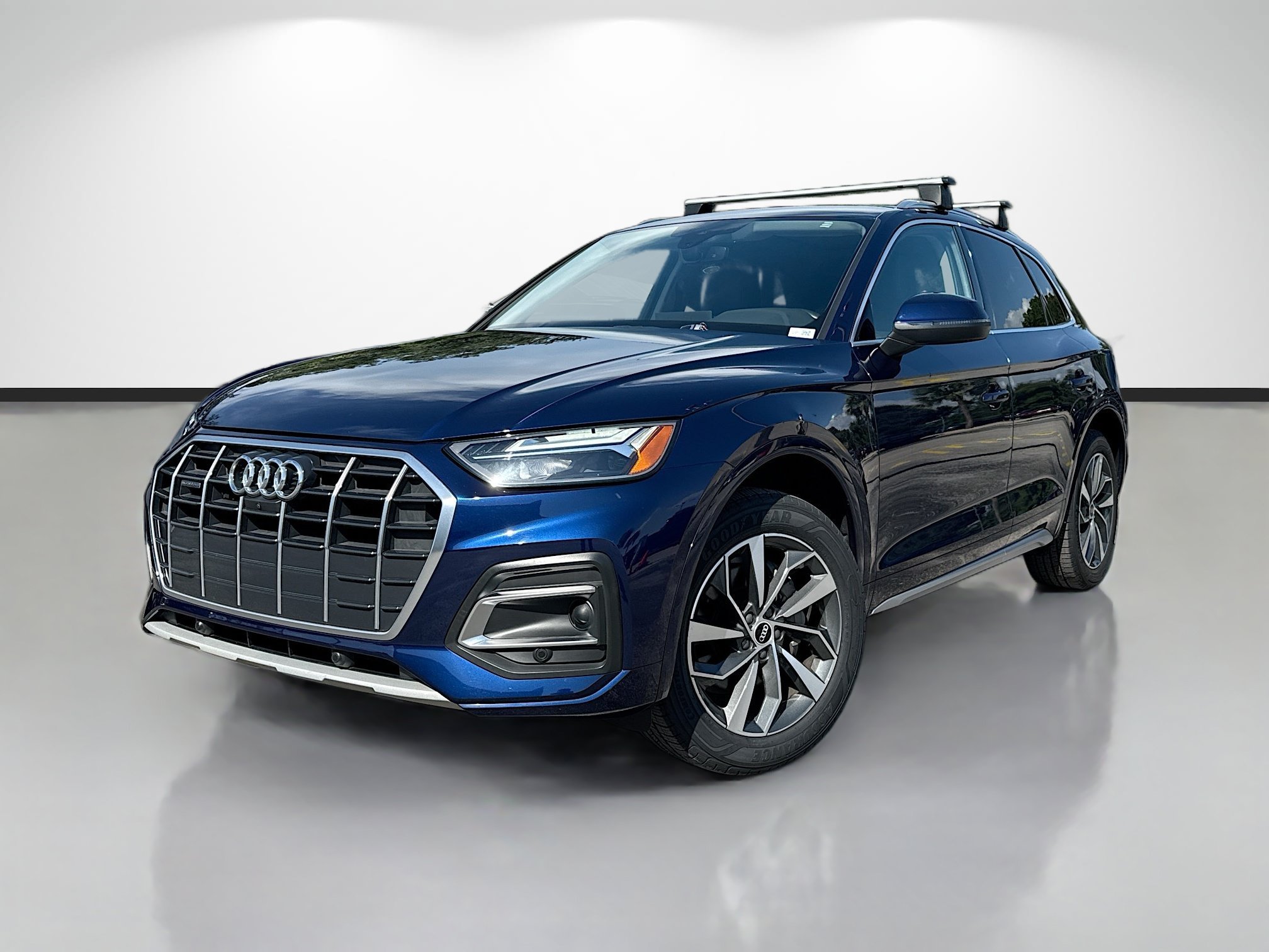Used 2021 Navarra Blue Metallic Audi Premium Plus image 1