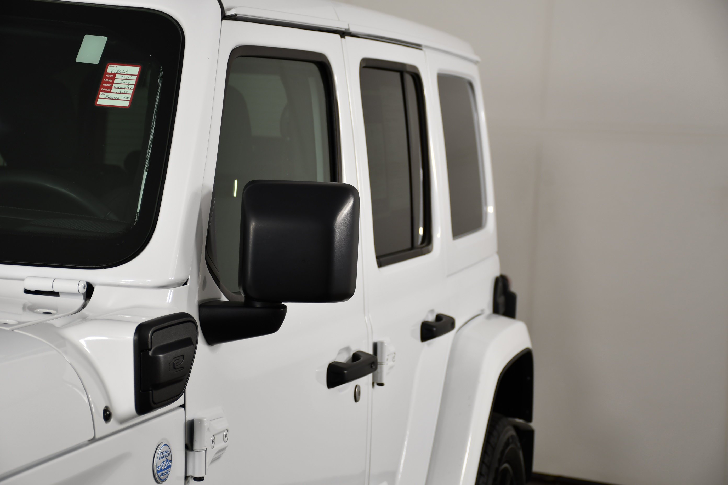 Used 2024 Bright White Clearcoat Jeep Sahara image 13