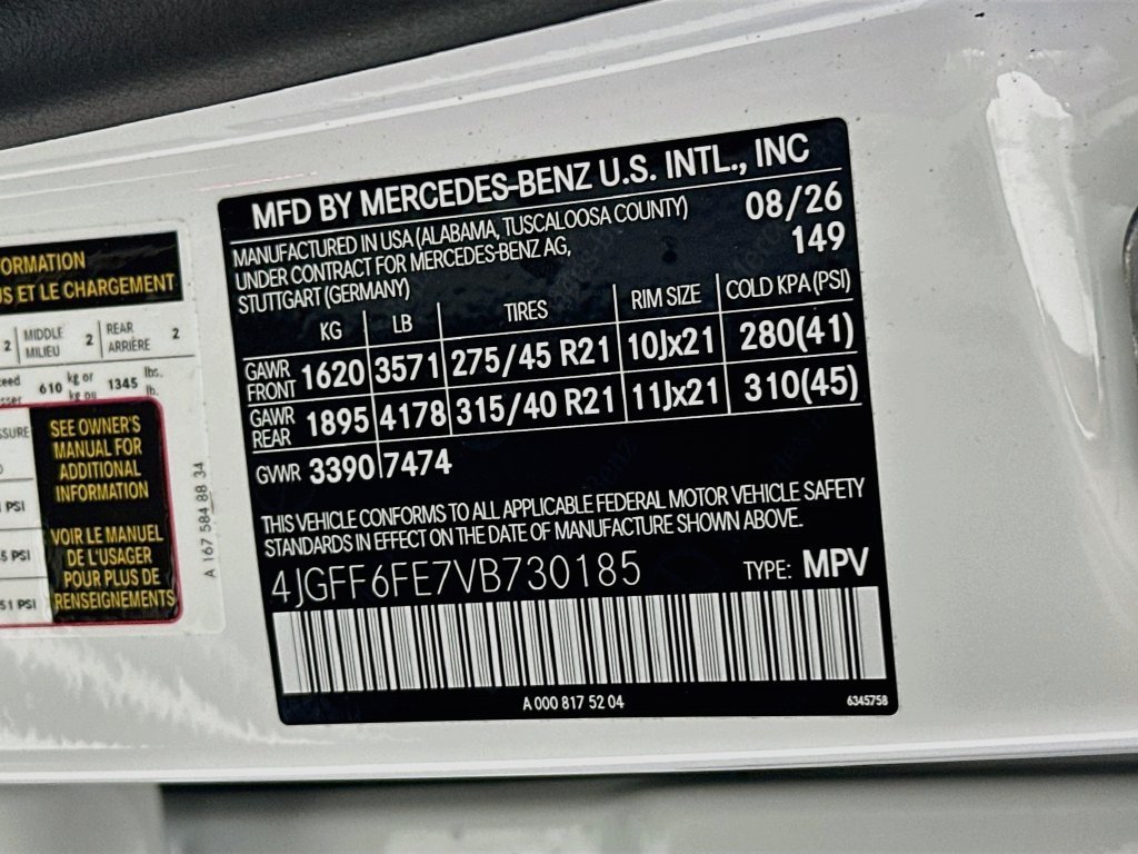 New 2027 Polar White Mercedes-Benz GLS 450 image 68