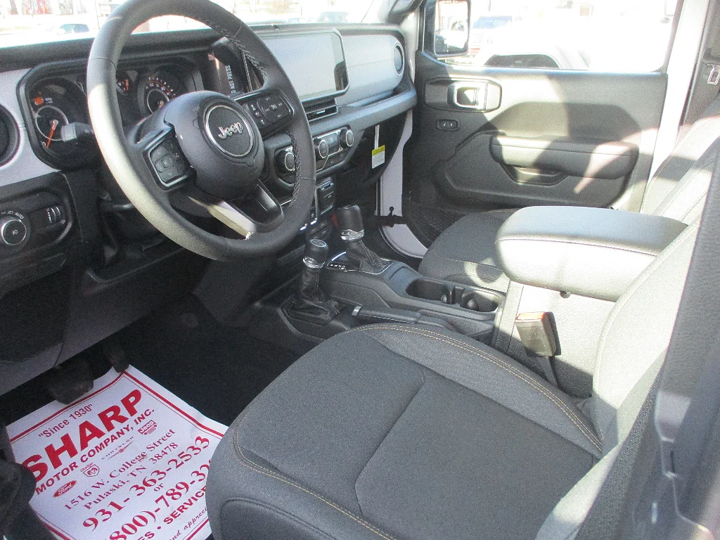 New 2026 Bright White Clearcoat Jeep 2-Door Sport S 4x4 image 4