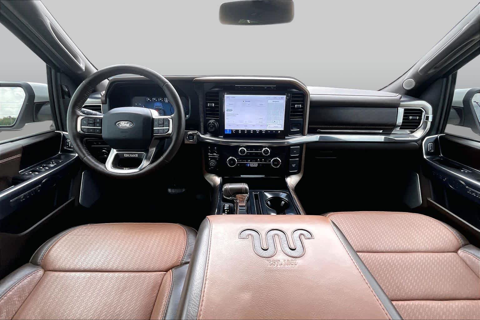 Used 2024 Star White Metallic Tri-Coat//Darkened Bronze Ford King Ranch image 16
