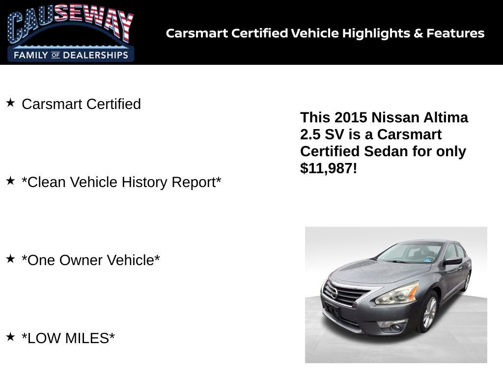 Used 2015 Gun Metallic Nissan 2.5 SV image 2