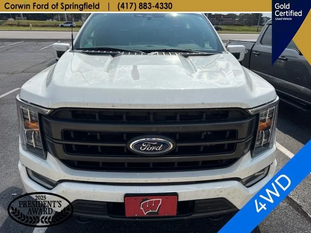 Used 2022 White Metallic Ford Lariat image 2