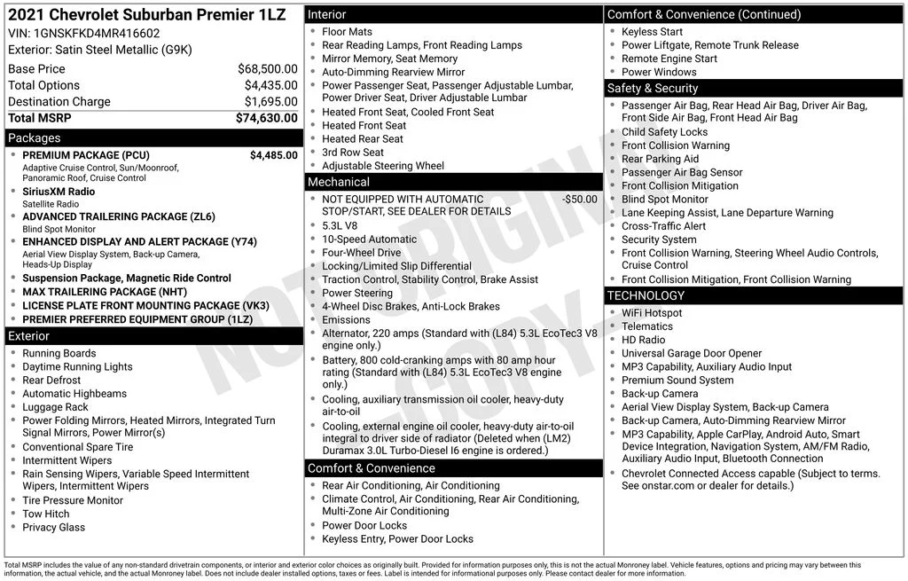 Used 2021 Gray Chevrolet Premier image 4