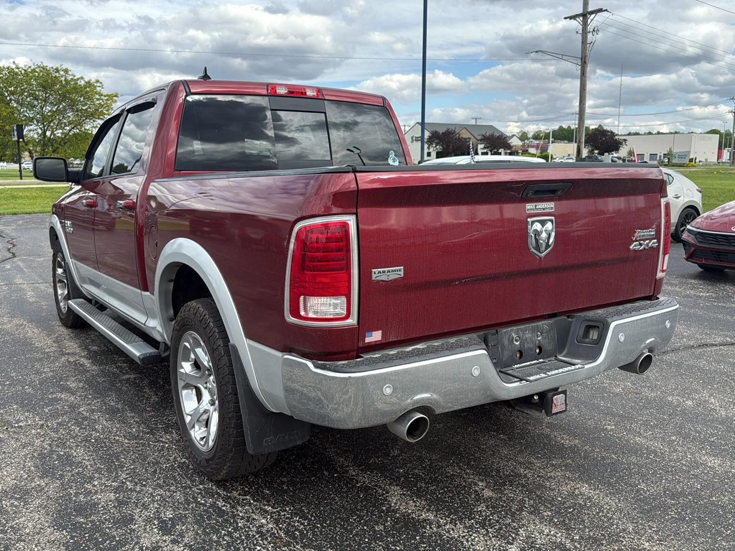 Used 2015 Deep Cherry Red Crystal Pearlcoat Ram Laramie image 10