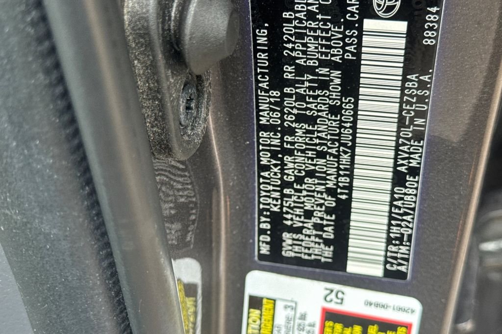 Certified Used 2018 Gray Toyota SE image 34