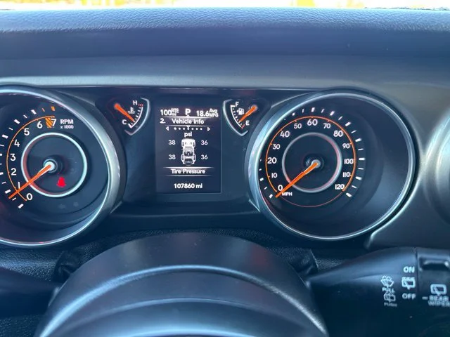 Used 2018 Blue Jeep Unlimited Sport image 25
