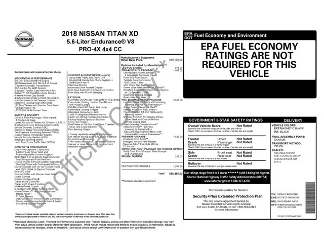 Used 2018 Black Nissan PRO-4X image 10