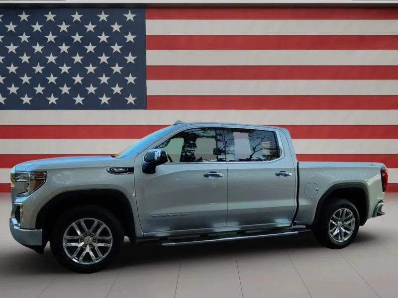 Used 2021 Silver GMC SLT Pickup 4D 5 3/4 ft image 4