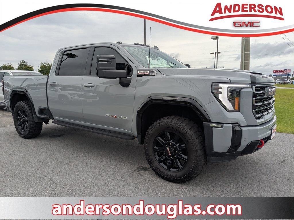 Used 2025 Thunderstorm Gray GMC AT4 image 1