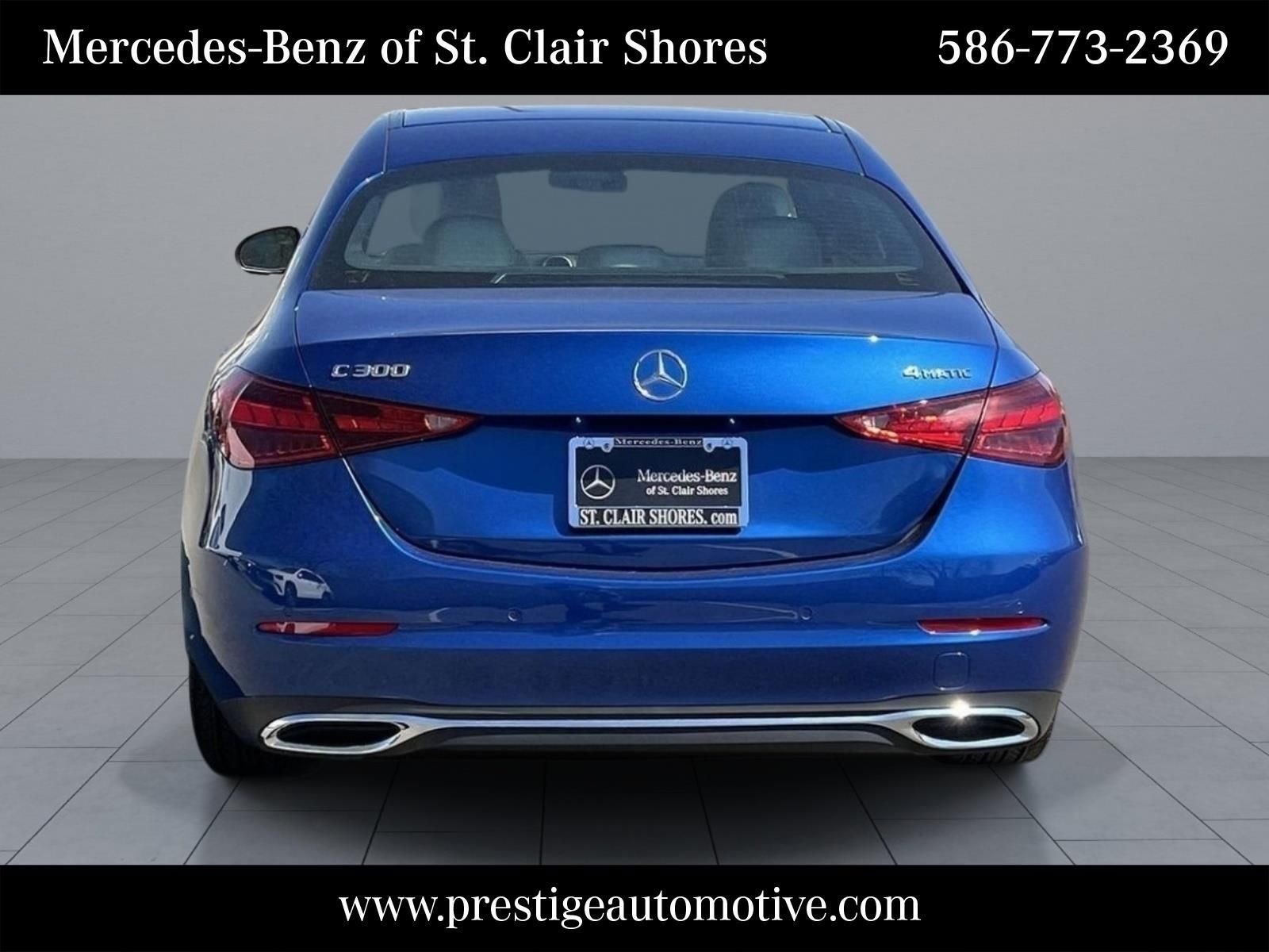Certified Used 2025 Blue Mercedes-Benz C 300 image 4