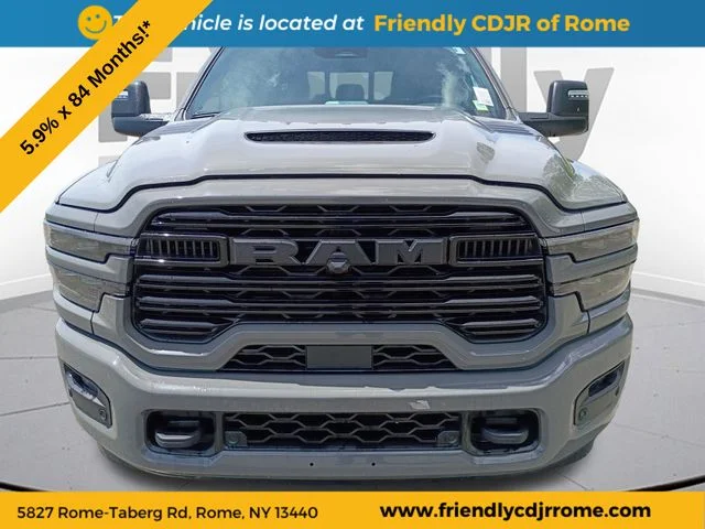New 2026 Ceramic Gray Clear-Coat Exterior Paint RAM Laramie image 2