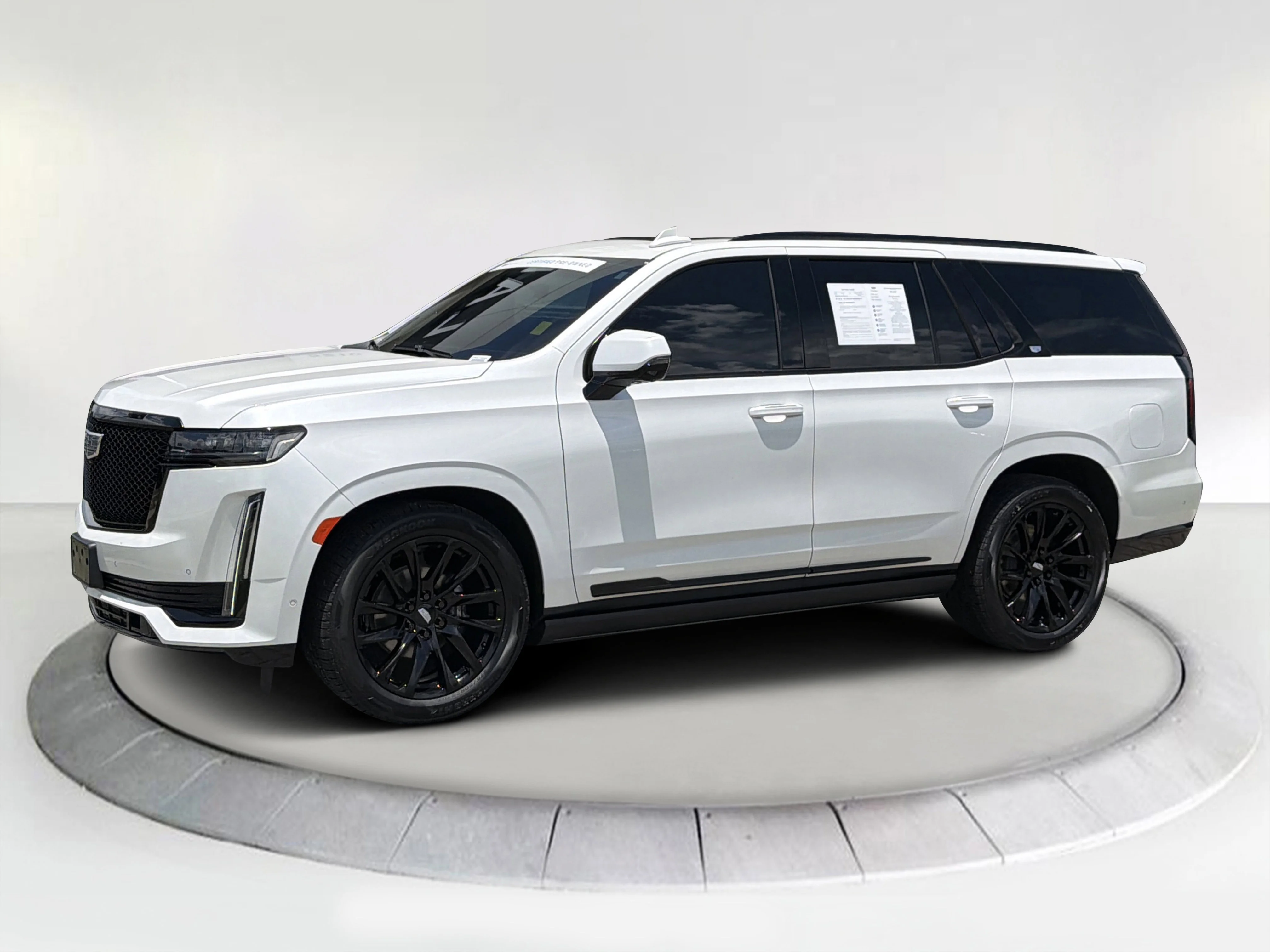Used 2023 Crystal White Tricoat Cadillac 4WD Sport Platinum image 1