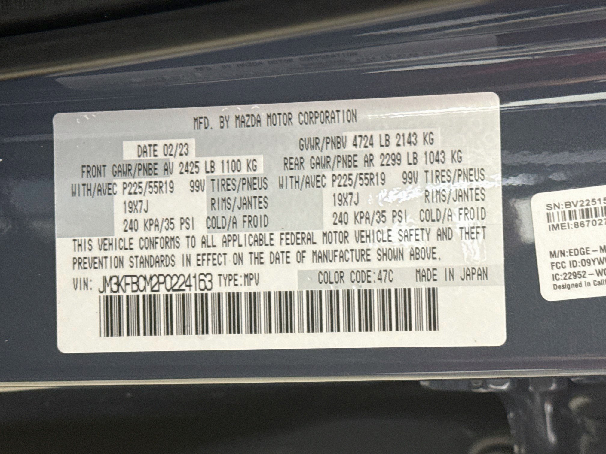 Used 2023 Polymetal Gray Mazda 2.5 S Carbon Edition image 31