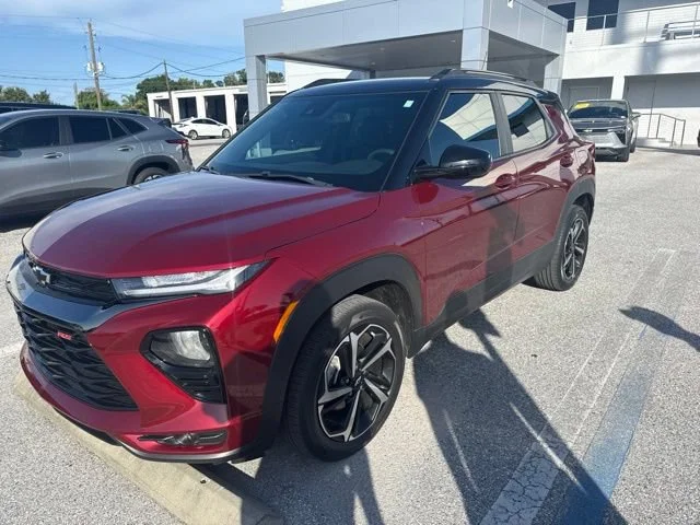 Used 2023 CRIMSON METALLIC Chevrolet RS image 1