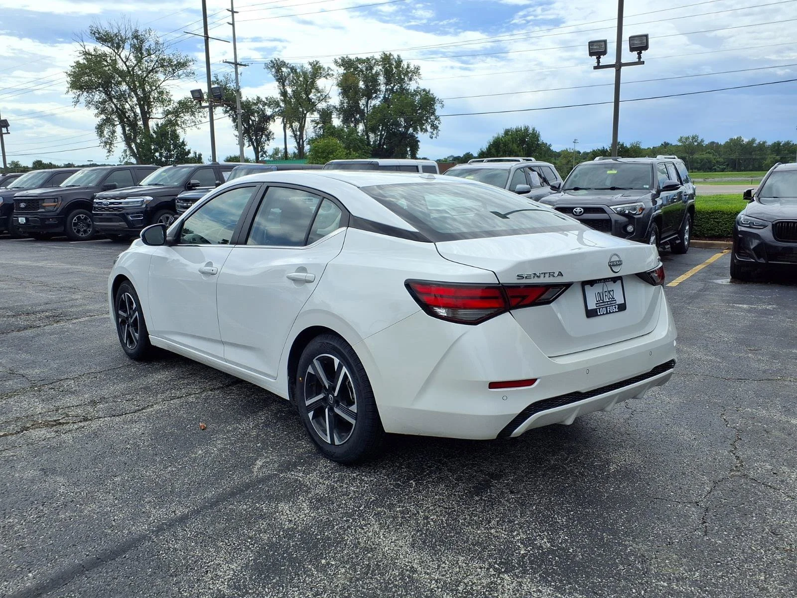 Used 2024 Aspen White Tricoat Nissan SV image 24