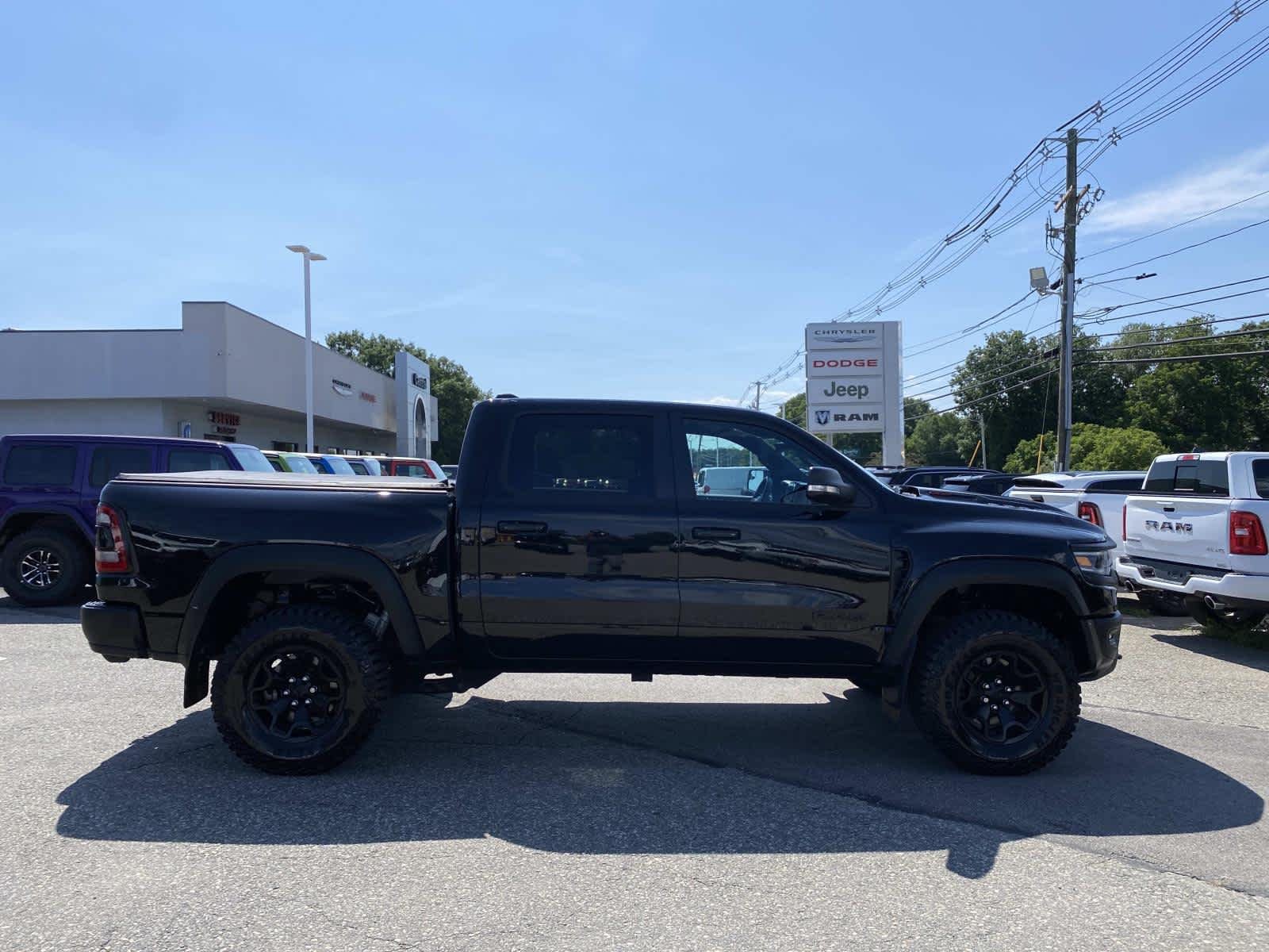 Used 2022 Diamond Black Crystal Pearlcoat Ram TRX image 2