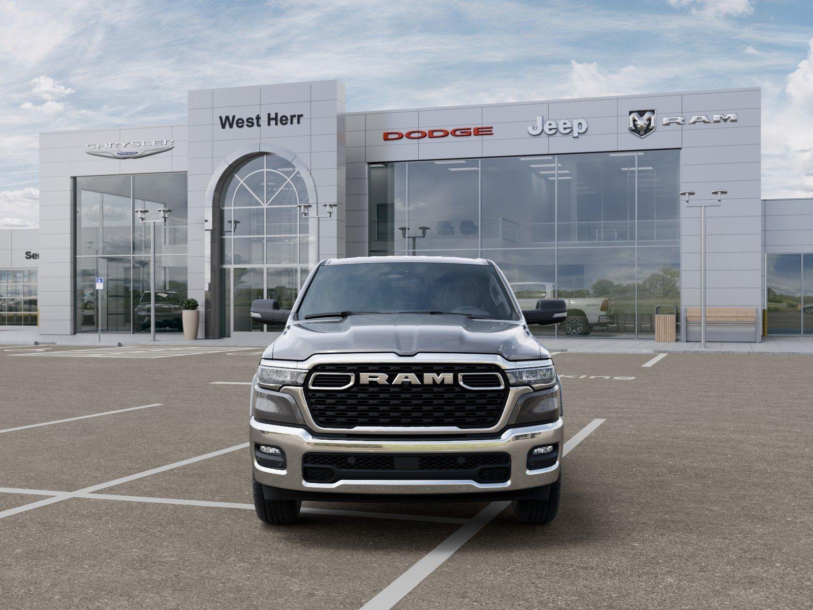 Used 2026 Granite Crystal Metallic Clear Ram RAM 1500 BIG HORN CREW CAB 4X4 image 6