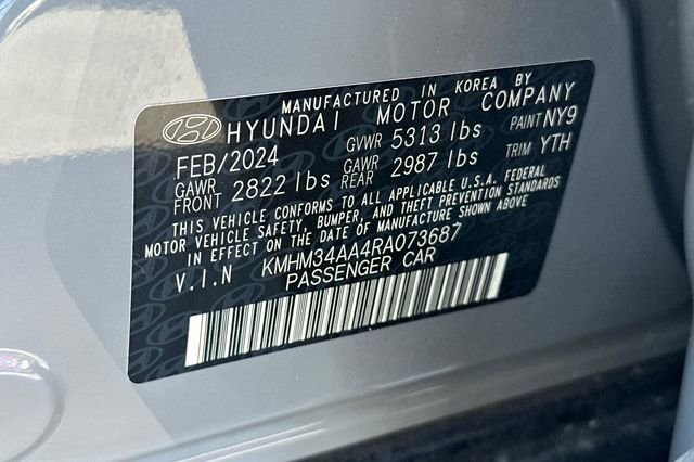 Used 2024 Blue Hyundai SEL image 32
