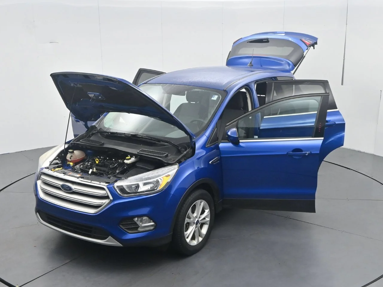 Certified Used 2019 Lightning Blue Ford SE image 54