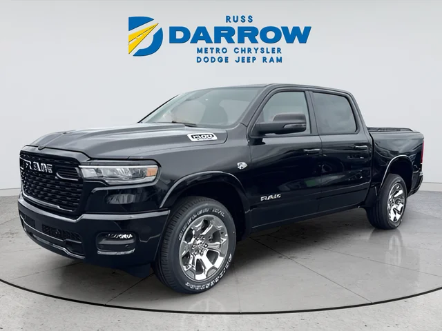 New 2026 Diamond Black Crystal Pearl-Coat Exterior Paint RAM Big Horn/Lone Star image 1