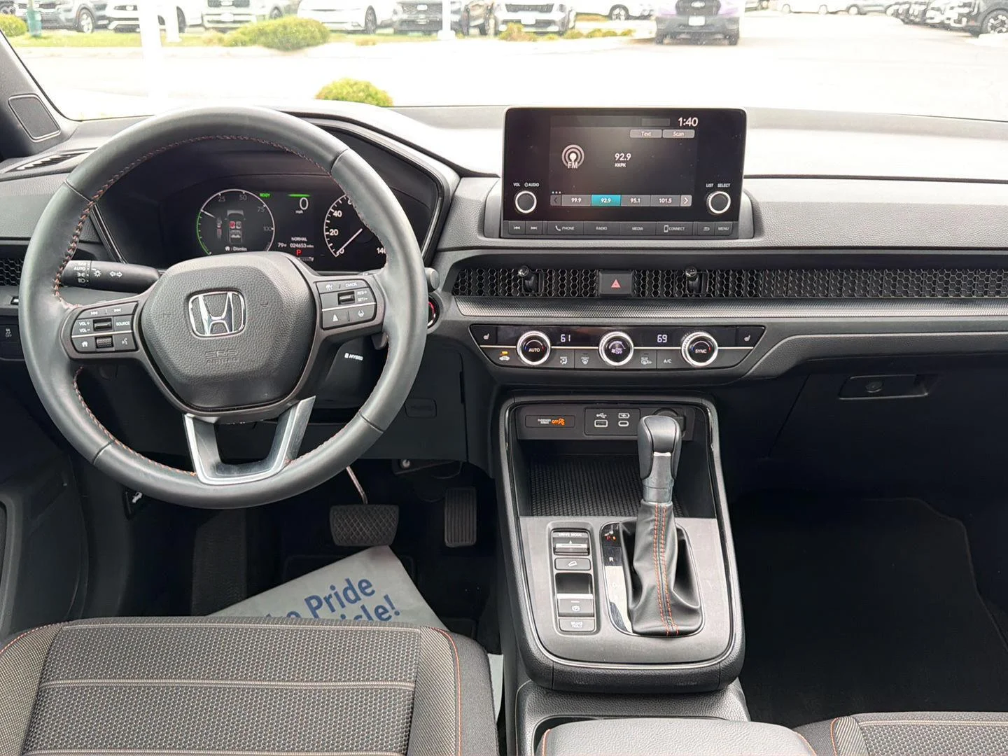 Used 2024 Platinum White Pearl Honda Sport image 24