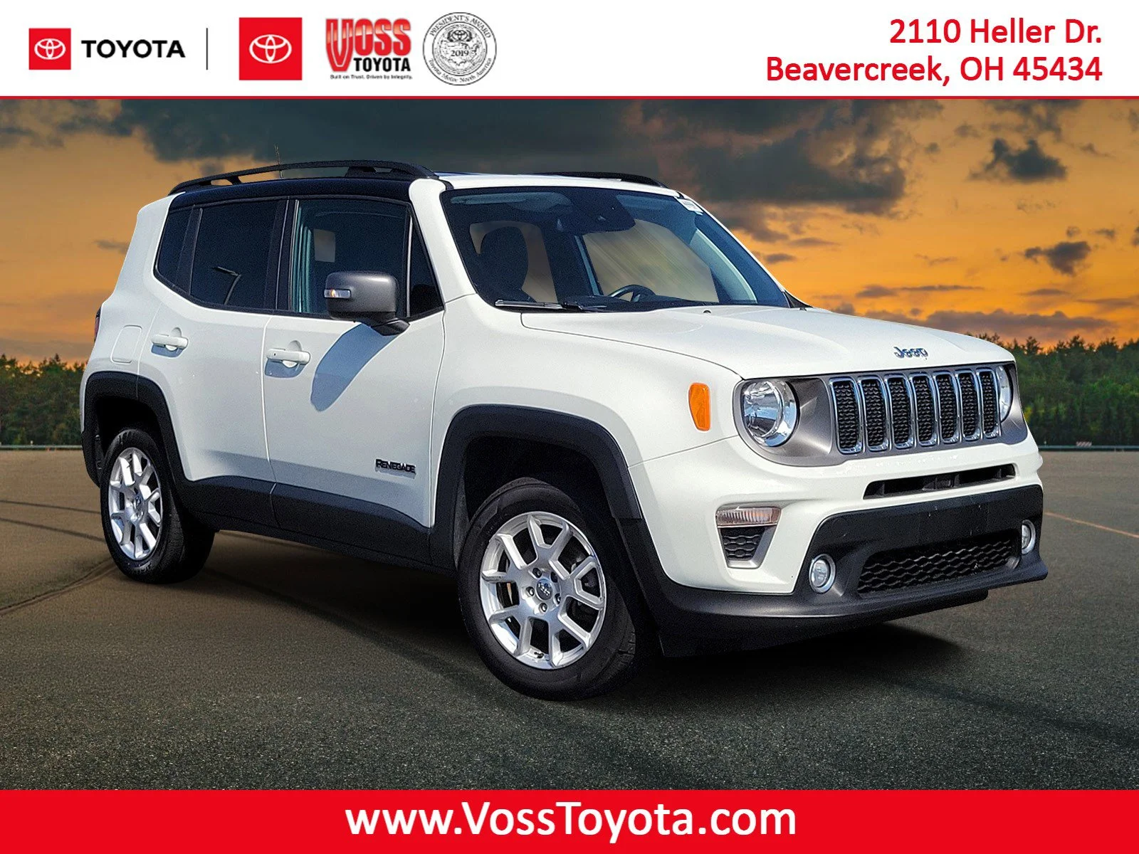 Used 2021 Alpine White Clear Coat Jeep Limited image 1