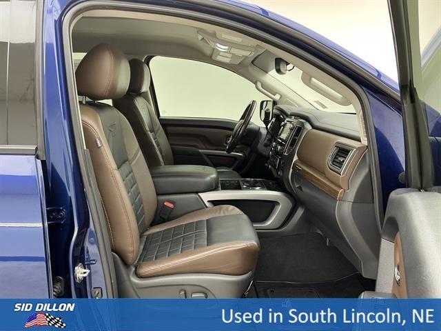 Used 2017 Deep Blue Pearl Nissan Platinum Reserve image 25