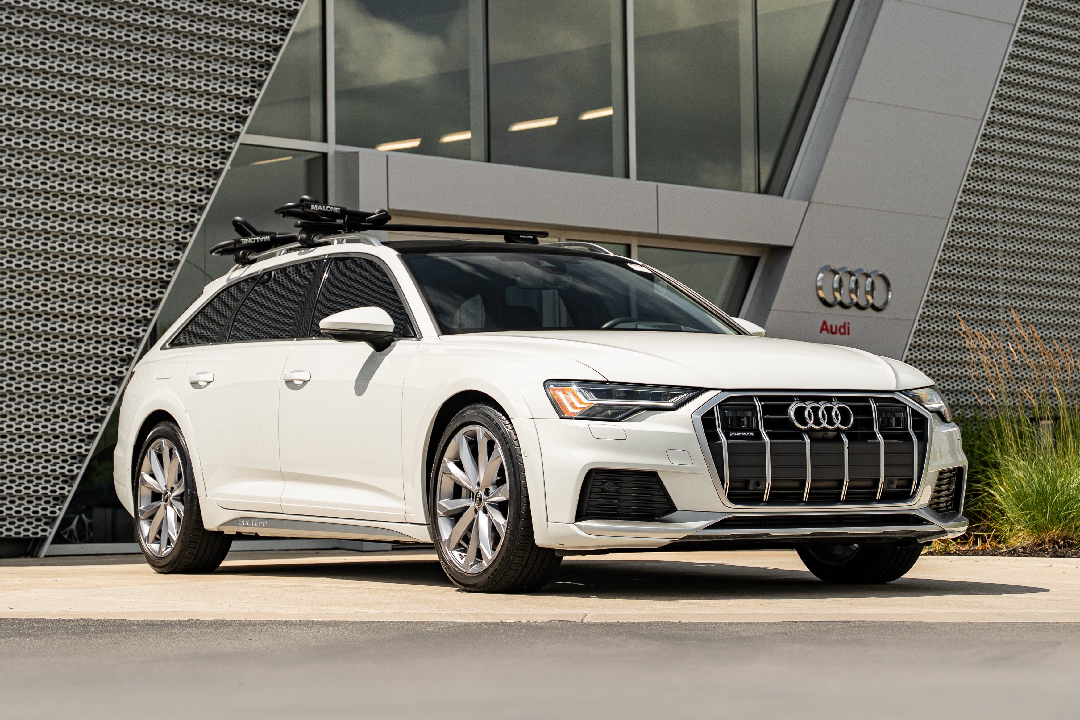 Certified Used 2025 Glacier White Metallic Audi Prestige image 1