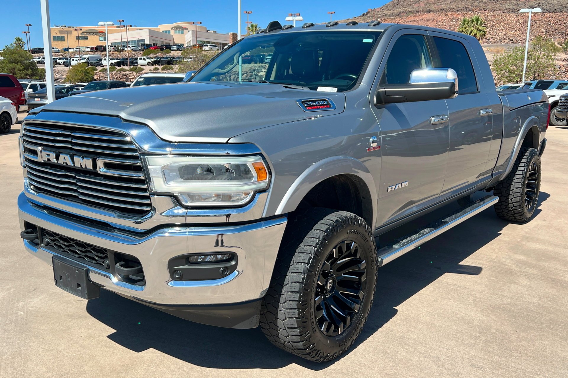Used 2022 Billet Silver Metallic Clearcoat Ram Laramie image 1