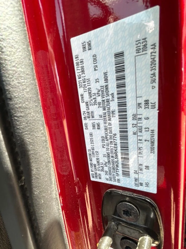 Used 2024 Red Ford STX image 10