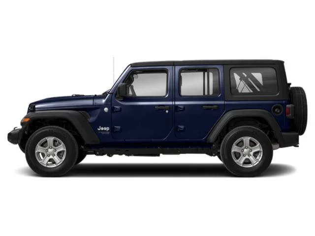 Used 2018 Ocean Blue Metallic Clearcoat Jeep Unlimited Sport image 3