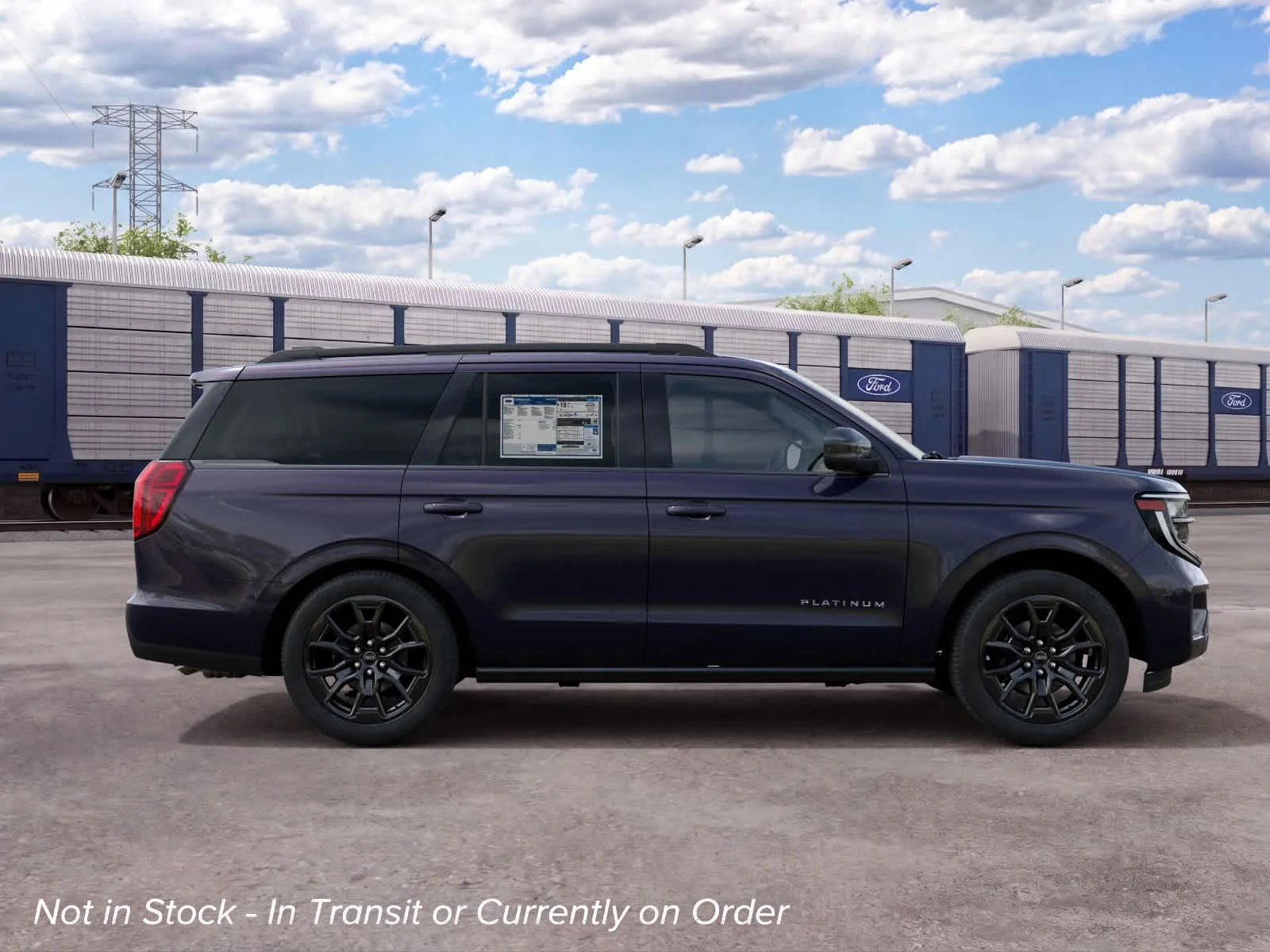 New 2027 Blue Ember Metallic Ford Platinum image 5