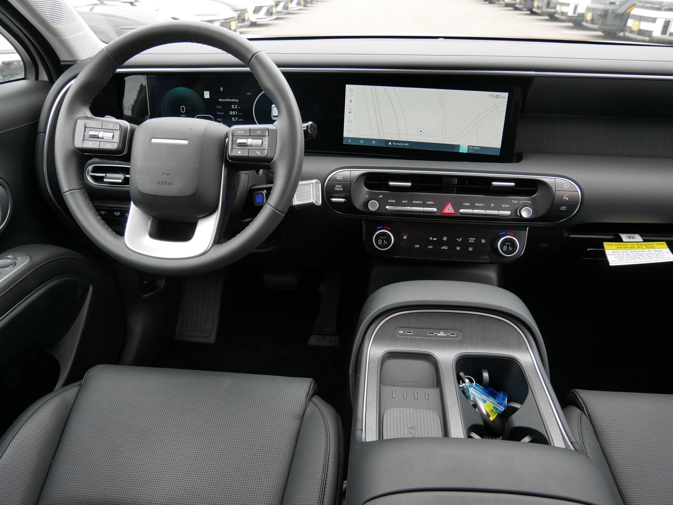 Certified Used 2026 Creamy White Pearl Hyundai SEL 7P image 10