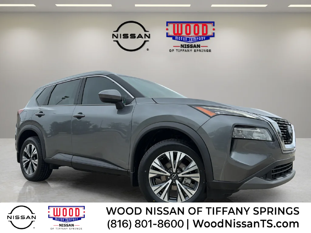 Certified Used 2023 Gun Metallic Nissan SV image 1