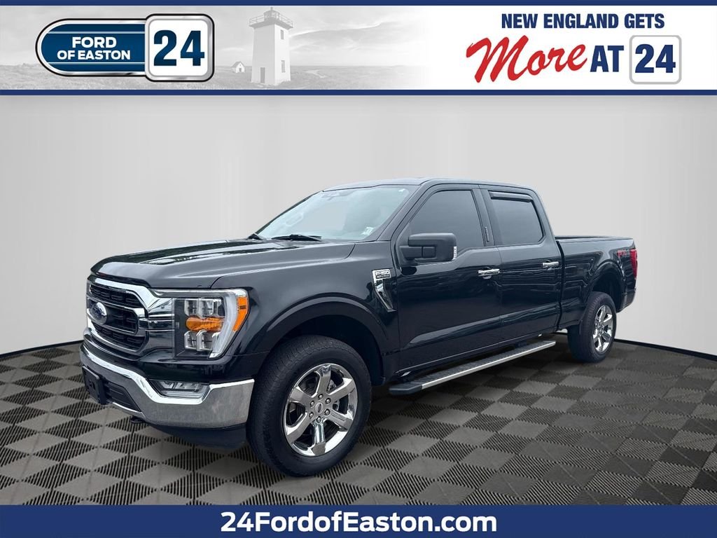 Used 2022 Black Ford XLT image 1