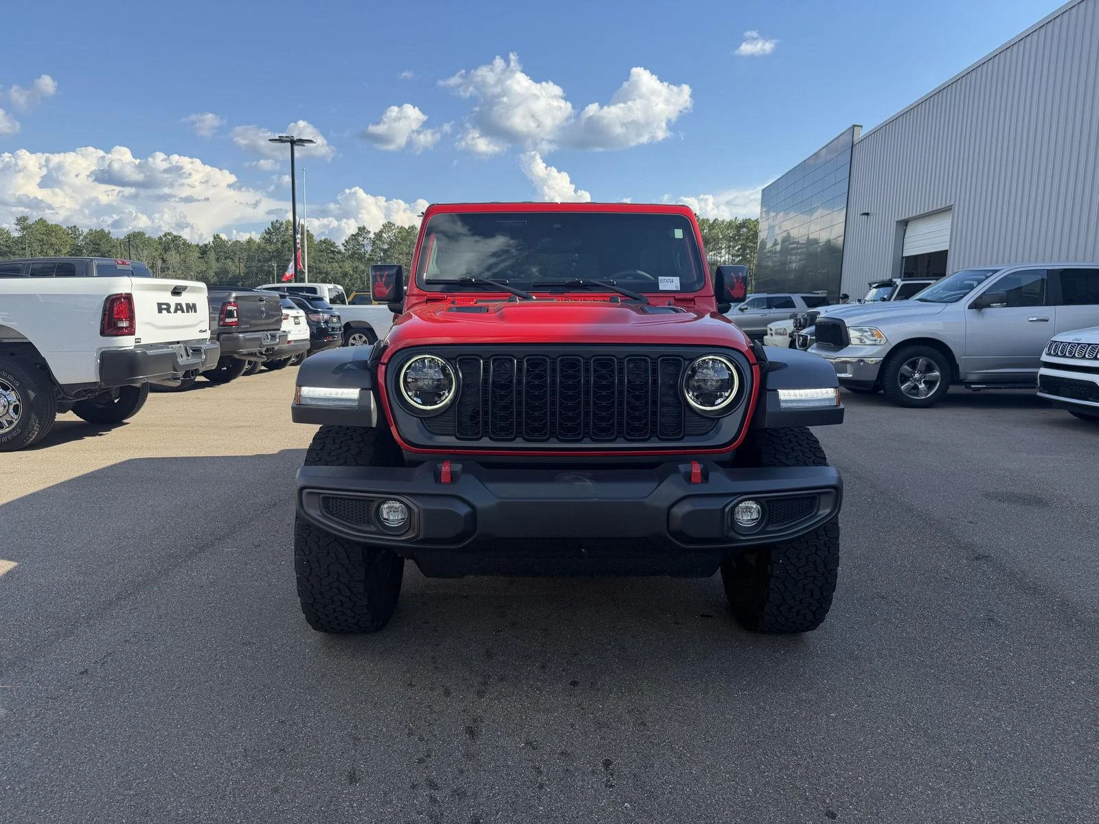 Used 2024 Firecracker Red Clearcoat Jeep Rubicon image 2
