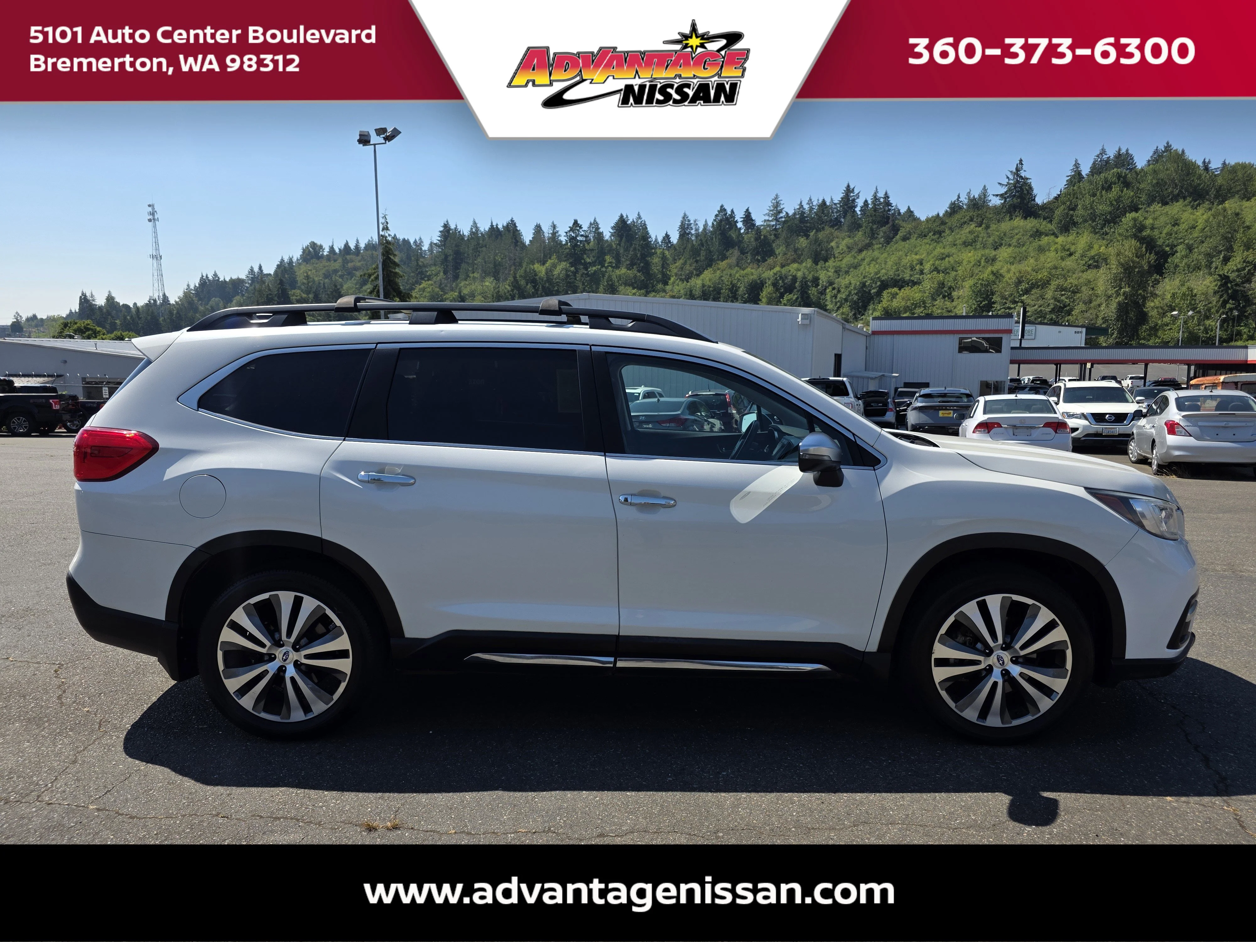 Used 2019 Crystal White Pearl Subaru Touring image 10