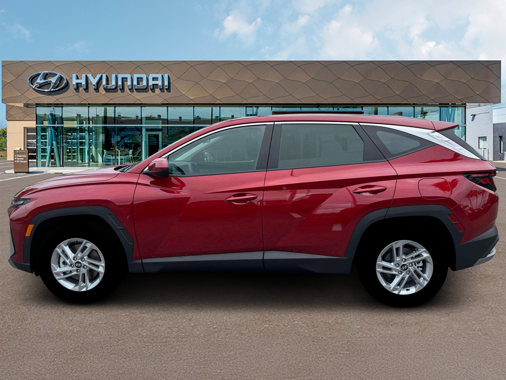 New 2026 Ultimate Red Hyundai SE AWD image 3