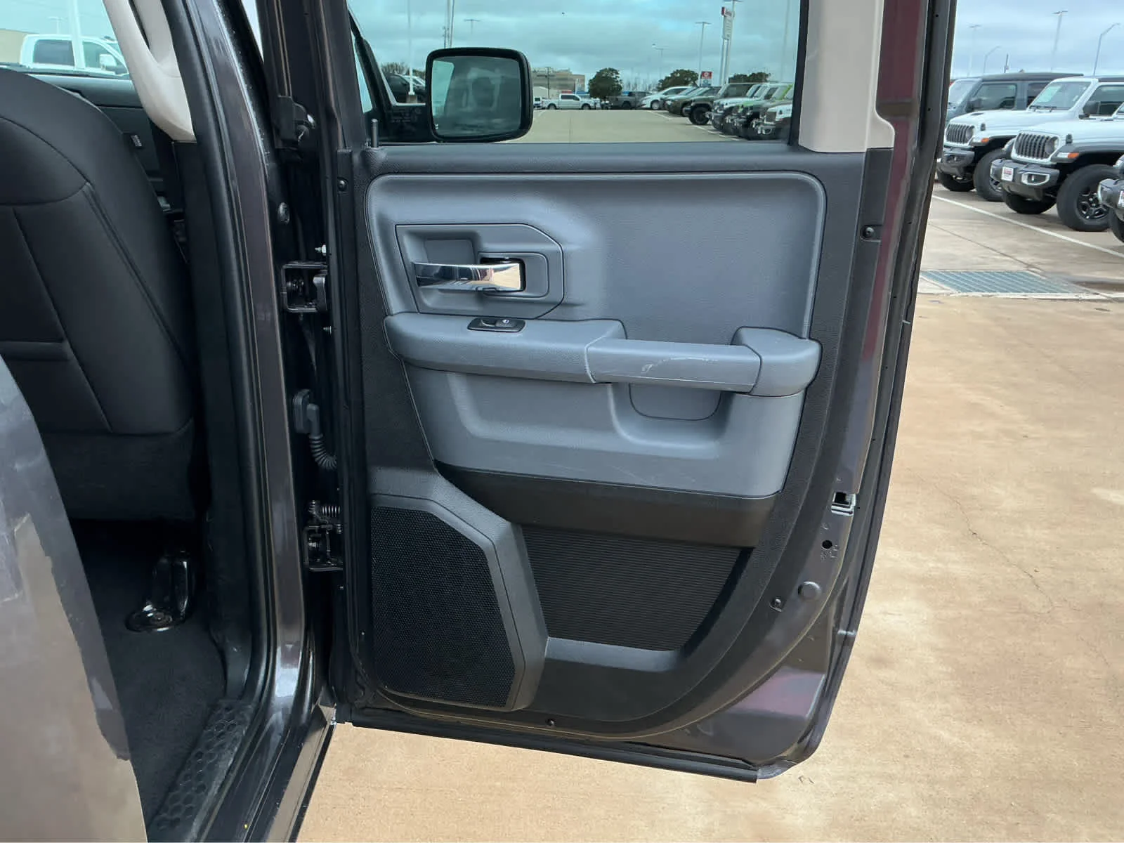 Used 2024 Granite Crystal Metallic Clearcoat Ram SLT image 22