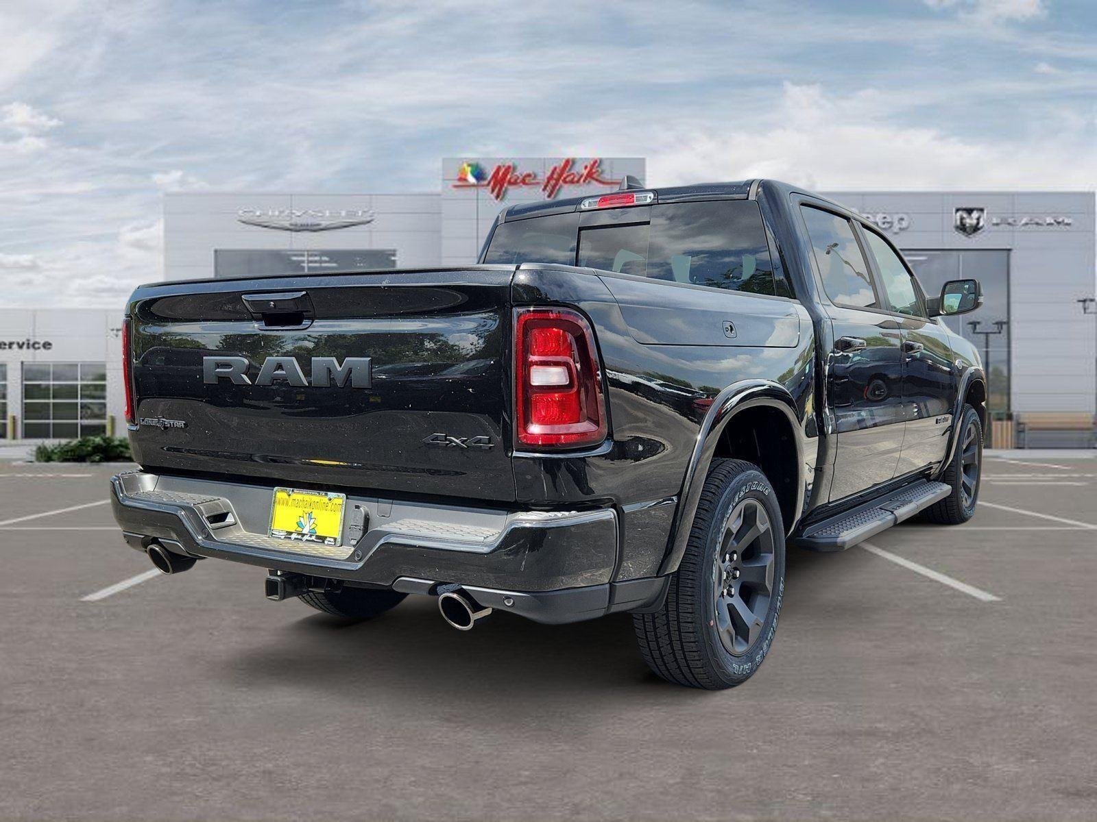 New 2026 Diamond Black Crystal Pearl-Coat Exterior Paint RAM Lone Star image 5