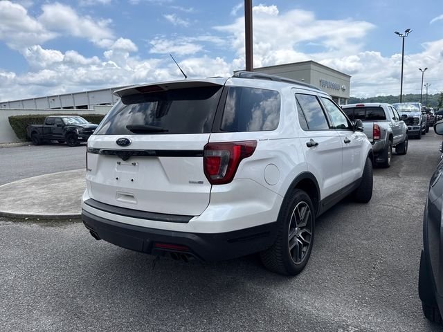 Used 2019 White Platinum Clearcoat Metallic Ford Sport image 6