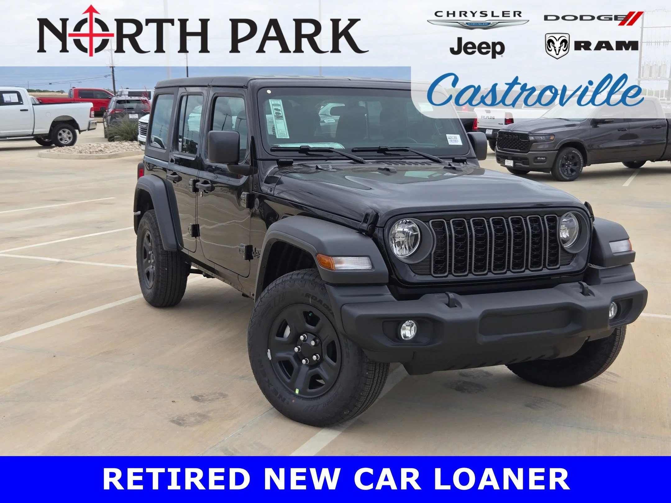New 2026 Black Clear-Coat Exterior Paint Jeep Sport image 1