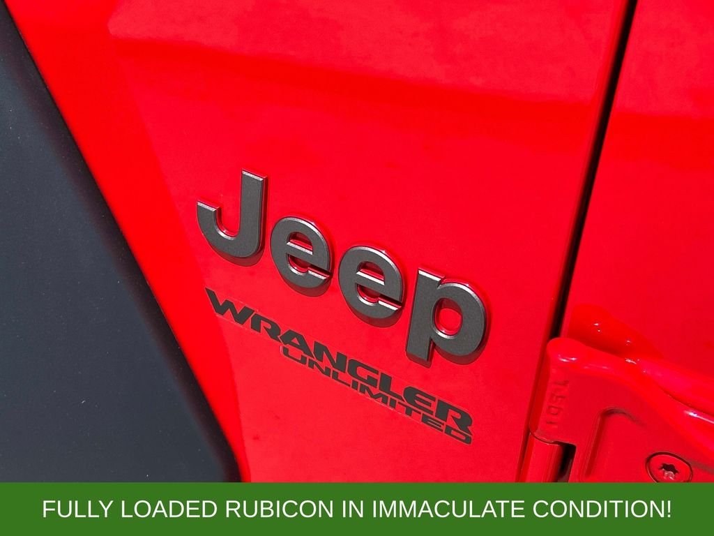 Used 2020 Red Jeep Unlimited Rubicon image 16
