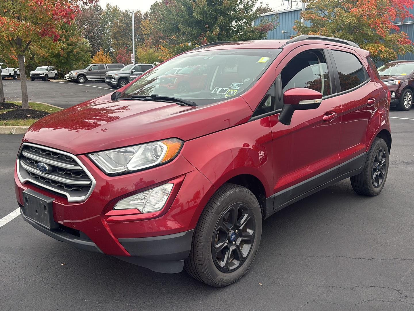 Used 2019 Ruby Red Metallic Tinted Clearcoat Ford SE image 2