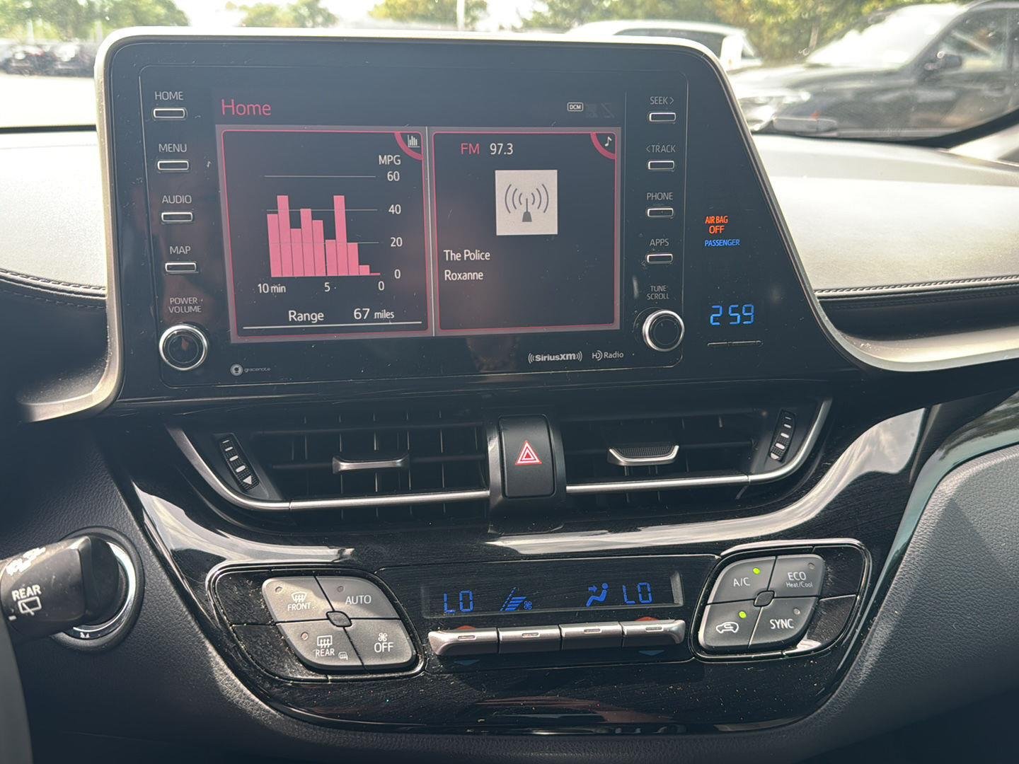 Used 2019 Ruby Flare Pearl w/Black Roof Toyota XLE image 6