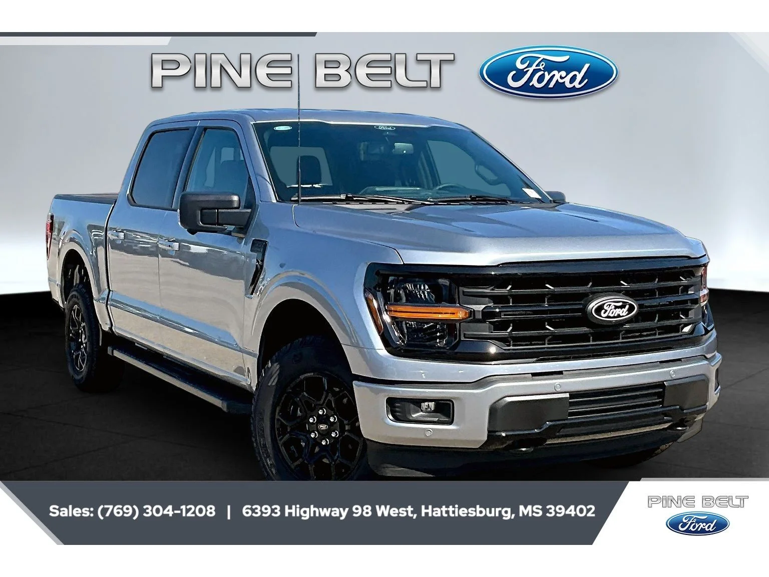 New 2026 Iconic Silver Metallic Ford XLT image 1